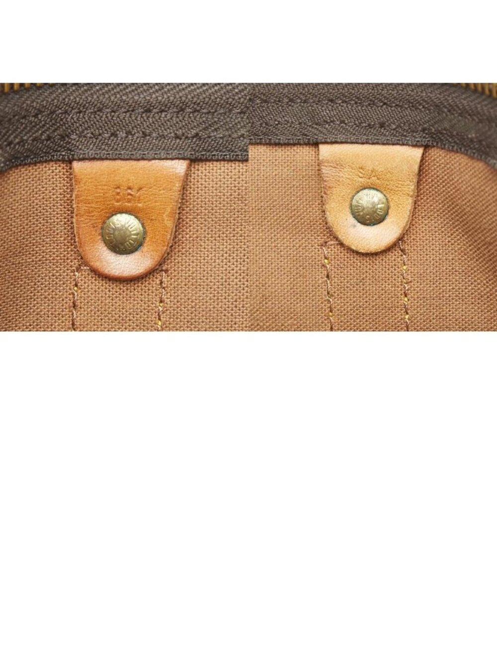 Louis Vuitton Monogram Keepall 50 Boston Bag Travel Purse Brown Leather - Picture 10 of 10